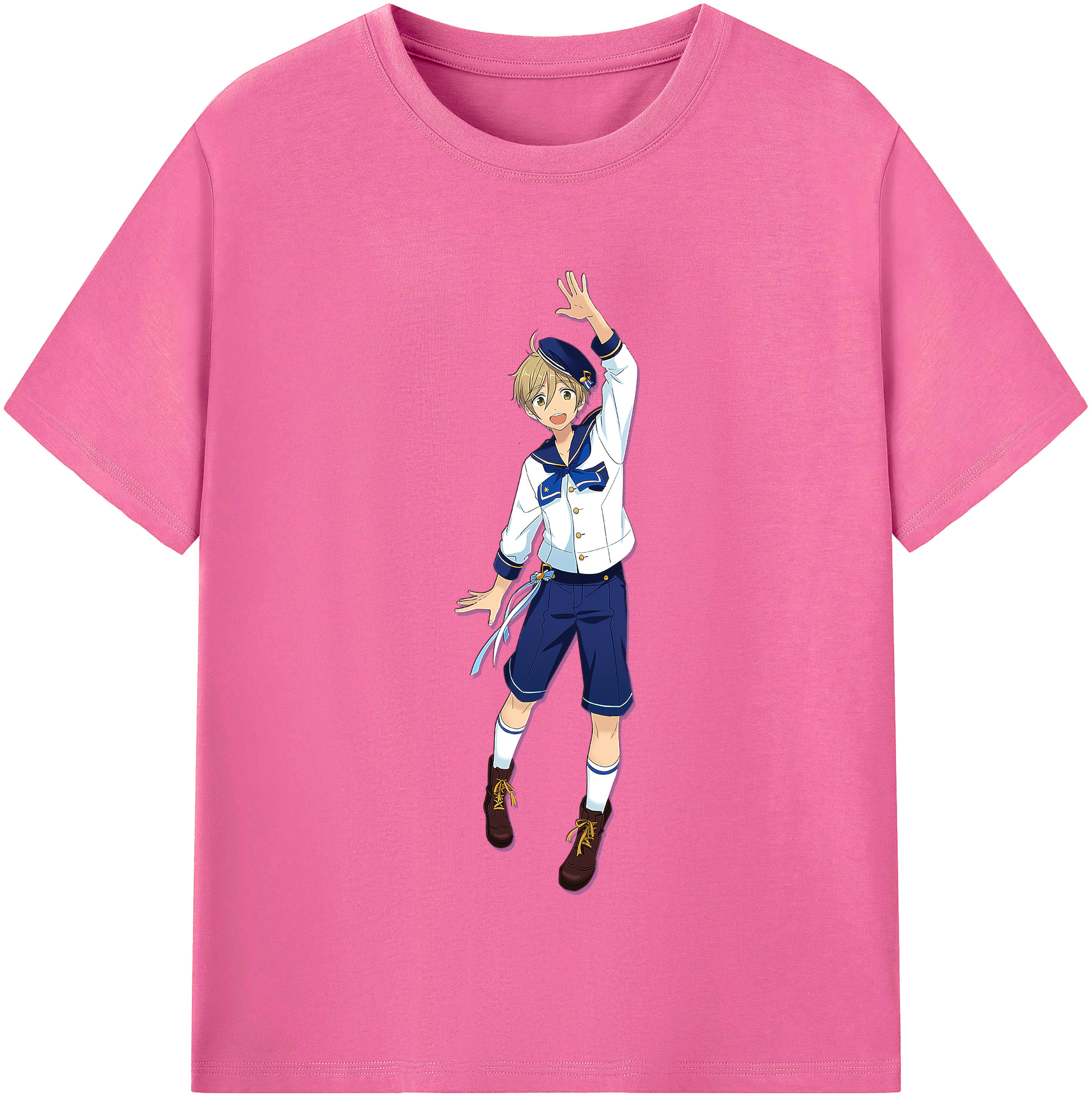 （画像用） あんさんぶるスターズ! Ensemble Stars レディースカジュアルプリントTシャツ（綿100％）